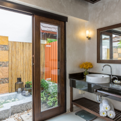 Отель Bandara Resort & Spa Таиланд, Самуи - 2 отзыва об отеле, цены и фото номеров - забронировать отель Bandara Resort & Spa онлайн ванная