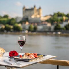 Отель Mercure Bords De Loire Saumur Сомюр приотельная территория фото 2