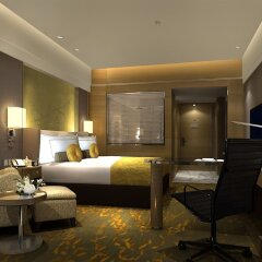 Отель Shanghai Hongqiao Airport Boyue Hotel - AirChina Китай, Шанхай - отзывы, цены и фото номеров - забронировать отель Shanghai Hongqiao Airport Boyue Hotel - AirChina онлайн комната для гостей фото 2