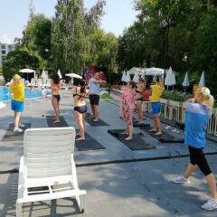 Aquamarine Hotel All Inclusive Солнечный берег фитнесс-зал
