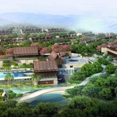Отель Wanda Vista Resort Xishuangbanna парковка