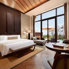Отель Wanda Vista Resort Xishuangbanna 5* Вилла с различными типами кроватей фото 4