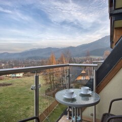 Апартаменты Visitzakopane Eco Apartments Косцелиско балкон