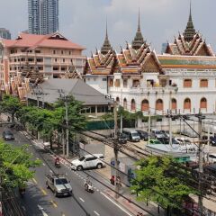 One Bangkok Hostel @love District Бангкок балкон