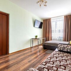 Отель FlatStar Bogatyrskiy 22k1 Санкт-Петербург комната для гостей фото 5