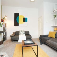 Отель Super 2 bed flat in Greenwich комната для гостей фото 3