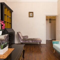 Отель Amazing Chelsea Flat With Stunning Balcony Великобритания, Лондон - отзывы, цены и фото номеров - забронировать отель Amazing Chelsea Flat With Stunning Balcony онлайн комната для гостей фото 5