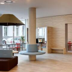 Отель MEININGER Hotel Wien Downtown Franz Австрия, Вена - 5 отзывов об отеле, цены и фото номеров - забронировать отель MEININGER Hotel Wien Downtown Franz онлайн интерьер отеля фото 3