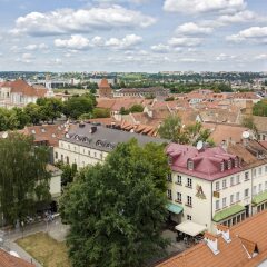 Отель Amberton Cozy Hotel Kaunas Литва, Каунас - 6 отзывов об отеле, цены и фото номеров - забронировать отель Amberton Cozy Hotel Kaunas онлайн балкон