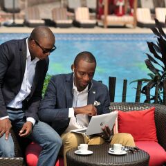 Отель Pullman Kinshasa Grand Hotel Республика Конго, Киншаса - отзывы, цены и фото номеров - забронировать отель Pullman Kinshasa Grand Hotel онлайн питание фото 3