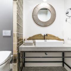Гостиница Moskovskiy 191 by Ginza Apartments в Санкт-Петербурге отзывы, цены и фото номеров - забронировать гостиницу Moskovskiy 191 by Ginza Apartments онлайн Санкт-Петербург ванная