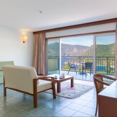 Happy Hotel Kalkan Турция, Калкан - отзывы, цены и фото номеров - забронировать отель Happy Hotel Kalkan онлайн комната для гостей фото 2