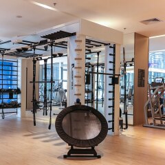 Отель Sheraton Shenzhen Nanshan Шэньчжэнь фитнесс-зал фото 4