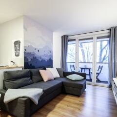 Апартаменты Powisle Riverside Apartment комната для гостей фото 3