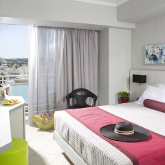 Отель Aquamare Hotel Греция, Родос - отзывы, цены и фото номеров - забронировать отель Aquamare Hotel онлайн комната для гостей фото 4