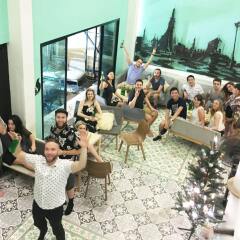 D Hostel Bangkok Бангкок помещение для мероприятий