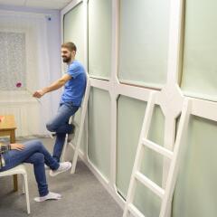 Хостел Capsule Arbat 25 фитнесс-зал