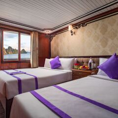 Отель Halong Lavender Cruises комната для гостей фото 3