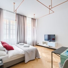 Отель P&O Apartments Rynek Starego Miasta 3 Польша, Варшава - отзывы, цены и фото номеров - забронировать отель P&O Apartments Rynek Starego Miasta 3 онлайн комната для гостей фото 5