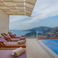 Villa Zeytin by Akdenizvillam Турция, Калкан - отзывы, цены и фото номеров - забронировать отель Villa Zeytin by Akdenizvillam онлайн бассейн фото 3