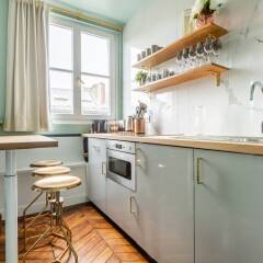 Отель Luxury 2 Bedroom With AC - Louvre & Champs Elysees Париж в номере
