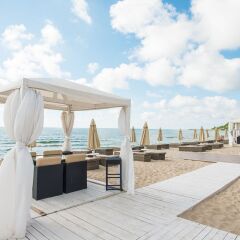 Отель Algara Beach Hotel - All Inclusive Болгария, Кранево - отзывы, цены и фото номеров - забронировать отель Algara Beach Hotel - All Inclusive онлайн пляж