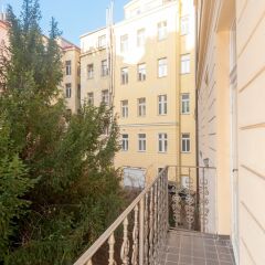 Апартаменты Na Smetance Apartments балкон