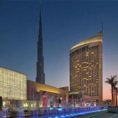 Отель Address Dubai Mall Residences Дубай вид на фасад
