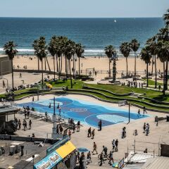 Отель Erwin, a Joie de Vivre Boutique Hotel США, Лос-Анджелес - отзывы, цены и фото номеров - забронировать отель Erwin, a Joie de Vivre Boutique Hotel онлайн пляж фото 2