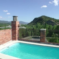 Отель Hostal Dos Rios бассейн