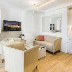 Отель Vienna Grand Apartments DANUBE Австрия, Вена - отзывы, цены и фото номеров - забронировать отель Vienna Grand Apartments DANUBE онлайн комната для гостей фото 5