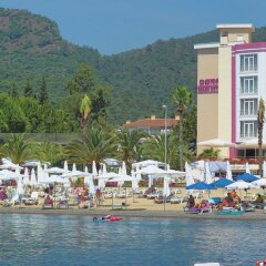 Dora Beach Hotel Турция, Мармарис - отзывы, цены и фото номеров - забронировать отель Dora Beach Hotel онлайн пляж фото 2
