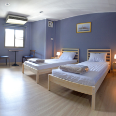 Muay Thai Hostel Бангкок комната для гостей
