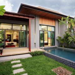 Отель Two Villas Holiday Phuket Onyx Style Nai Harn Beach балкон