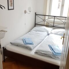 Отель Sobieski Donaukanal Apartments Австрия, Вена - отзывы, цены и фото номеров - забронировать отель Sobieski Donaukanal Apartments онлайн комната для гостей фото 5