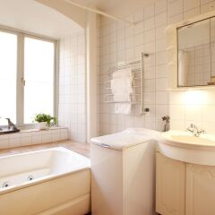 Отель Collectors Victory Apartments Швеция, Стокгольм - 2 отзыва об отеле, цены и фото номеров - забронировать отель Collectors Victory Apartments онлайн ванная