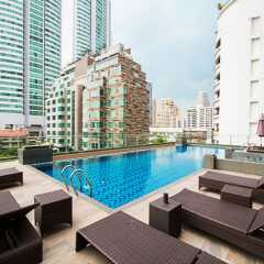 Апартаменты GM Serviced Apartment Бангкок бассейн фото 3