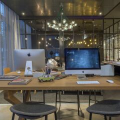 Отель Moxy Glasgow Merchant City Великобритания, Глазго - отзывы, цены и фото номеров - забронировать отель Moxy Glasgow Merchant City онлайн интерьер отеля фото 2