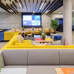 Отель Novotel München City Arnulfpark Германия, Мюнхен - 2 отзыва об отеле, цены и фото номеров - забронировать отель Novotel München City Arnulfpark онлайн интерьер отеля