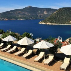 Happy Hotel Kalkan Турция, Калкан - отзывы, цены и фото номеров - забронировать отель Happy Hotel Kalkan онлайн пляж