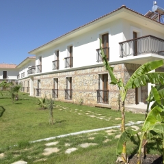 Апартаменты Orka Village Apartments Олудениз вид на фасад