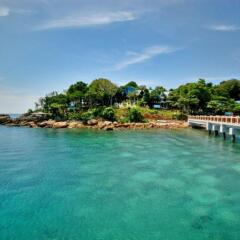 Отель Shari-La Island Resort пляж фото 2