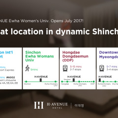 H Avenue Hotel Edae Shinchon городской автобус