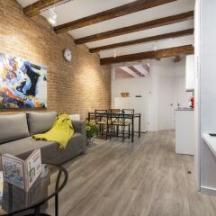 Апартаменты Happy People Ramblas Harbour Apartments Барселона комната для гостей фото 5