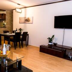 Апартаменты Arpad Bridge Apartments комната для гостей