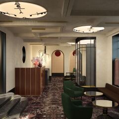 Hotel du Rond-Point des Champs Elysees интерьер отеля