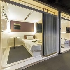 Отель First Cabin Hakata Япония, Фукуока - отзывы, цены и фото номеров - забронировать отель First Cabin Hakata онлайн балкон