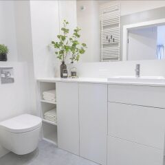 Отель Novis Apartments Panorama View Польша, Варшава - отзывы, цены и фото номеров - забронировать отель Novis Apartments Panorama View онлайн ванная