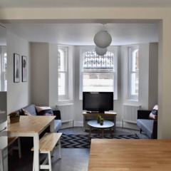 Отель Spacious 4 Bedroom Flat in Central Brighton Брайтон интерьер отеля