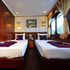 Отель Marguerite Cruises Вьетнам, Халонг - отзывы, цены и фото номеров - забронировать отель Marguerite Cruises онлайн комната для гостей фото 4
